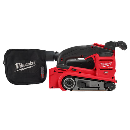 Milwaukee Lijadora de banda M18 FUEL™, velocidad de la banda variable 230-410m/min M18FBTS75-0