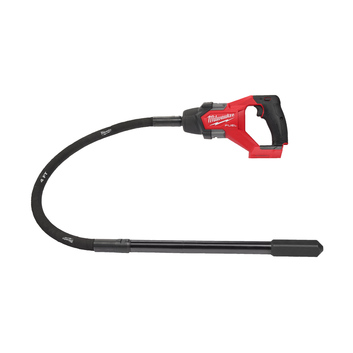 Milwaukee Vibrador de hormigón de aguja M18 FUEL™, manguera de 1,2m, aguja cuadrada de 25mm M18FCVN12-0