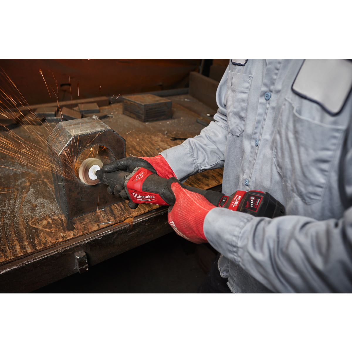 Milwaukee Amoladora recta M18 FUEL™ ONE-KEY™, freno RAPIDSTOP™ M18FDGROVPDB-0X — imagen 3