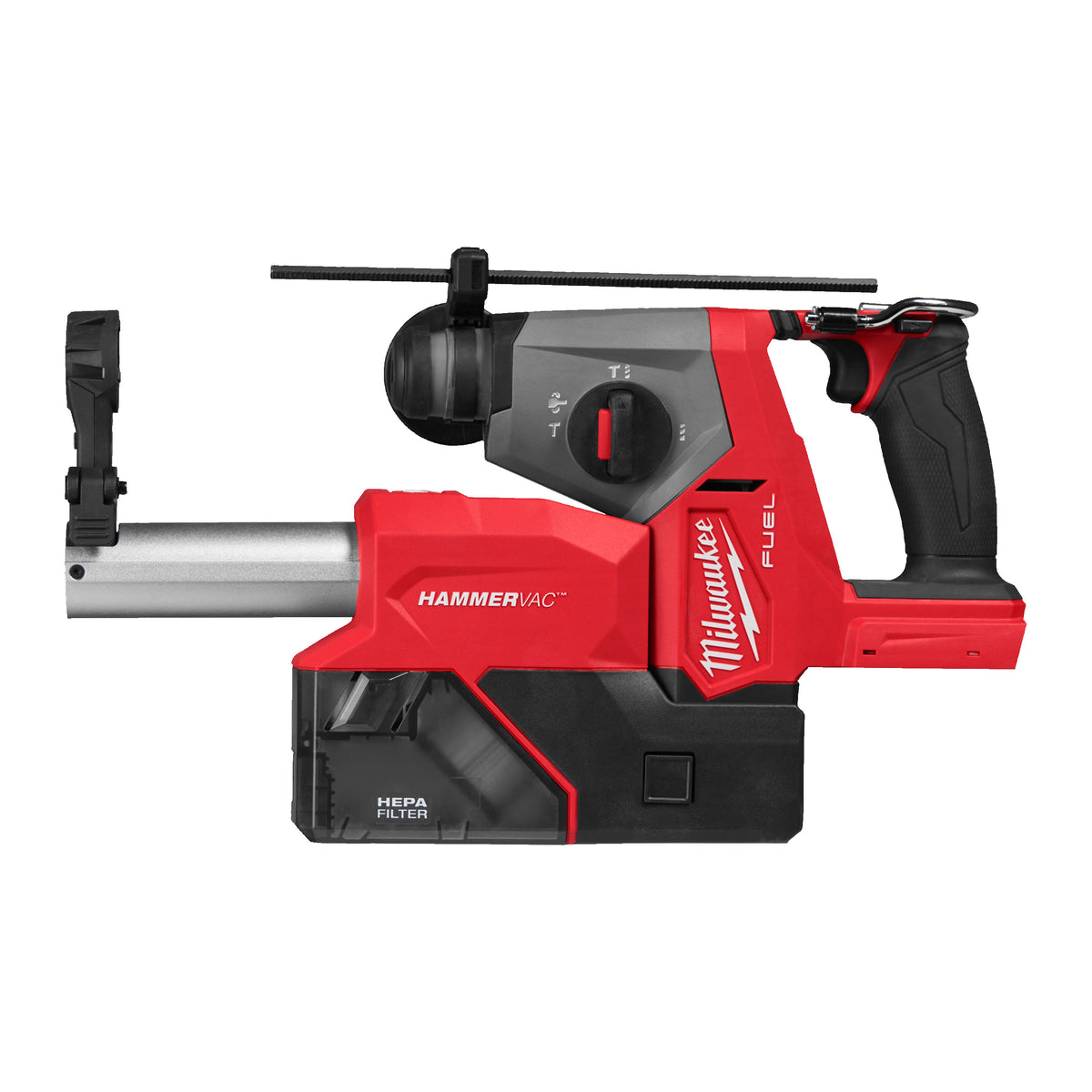 Milwaukee Martillo combinado SDS-Plus M18 FUEL™, 16mm con extractor de polvo, 1 M18FHACDDE-0C