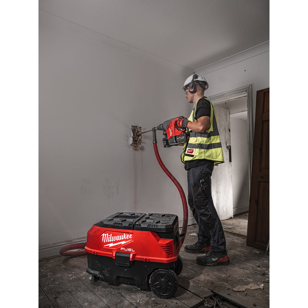 Milwaukee Martillo combinado SDS‑Max M18 FUEL™ ONE‑KEY™, 5kg, 8,1J energía de impacto, 0‑490rpm M18FHACO540-0C — imagen 3