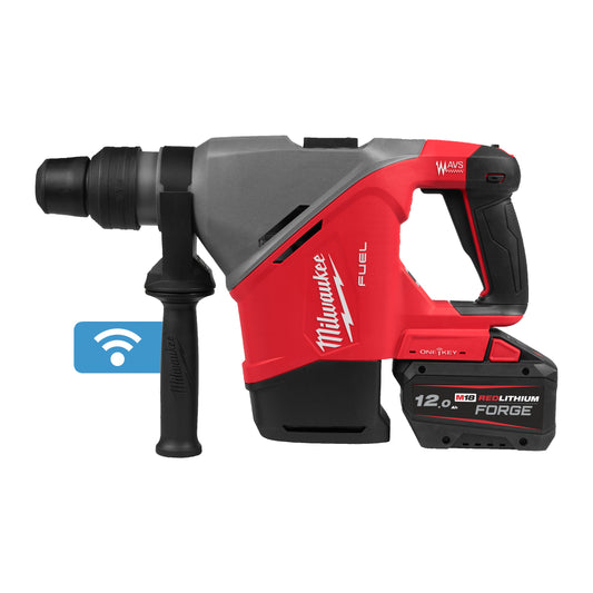 Milwaukee Martillo combinado SDS‑Max M18 FUEL™ ONE‑KEY™, 5kg, 8,1J energía de impacto, 0‑490rpm M18FHACO540-122C