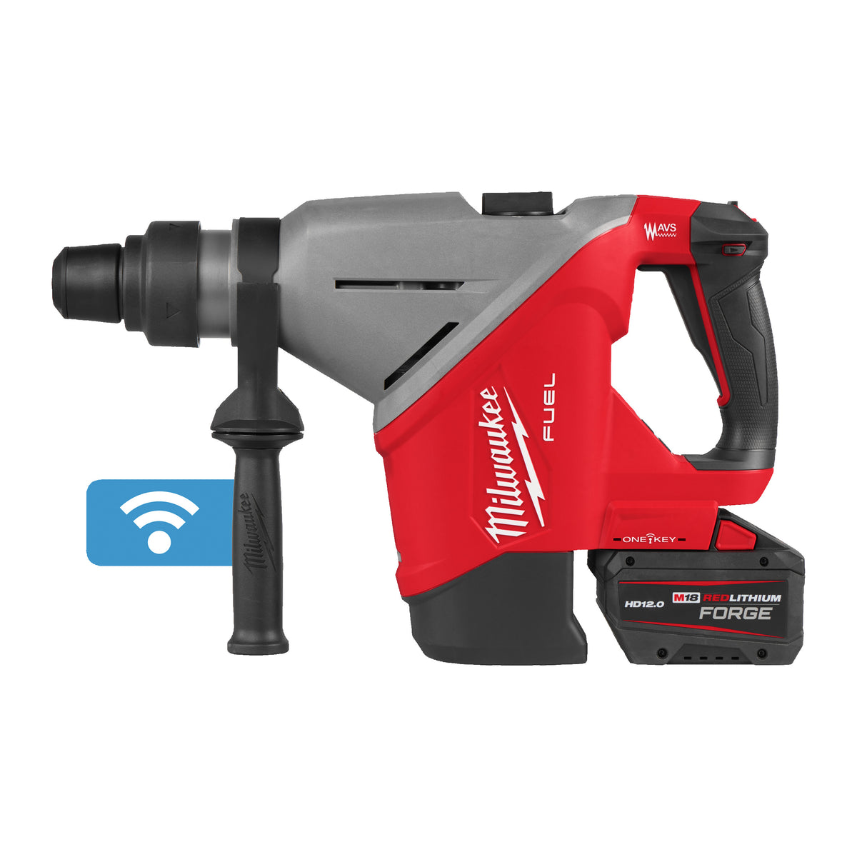 Milwaukee Martillo combinado SDS-Max M18 FUEL™ 7kg ONE-KEY™, 15,2J energía de impacto, 0‑347rpm M18FHACO745-0C