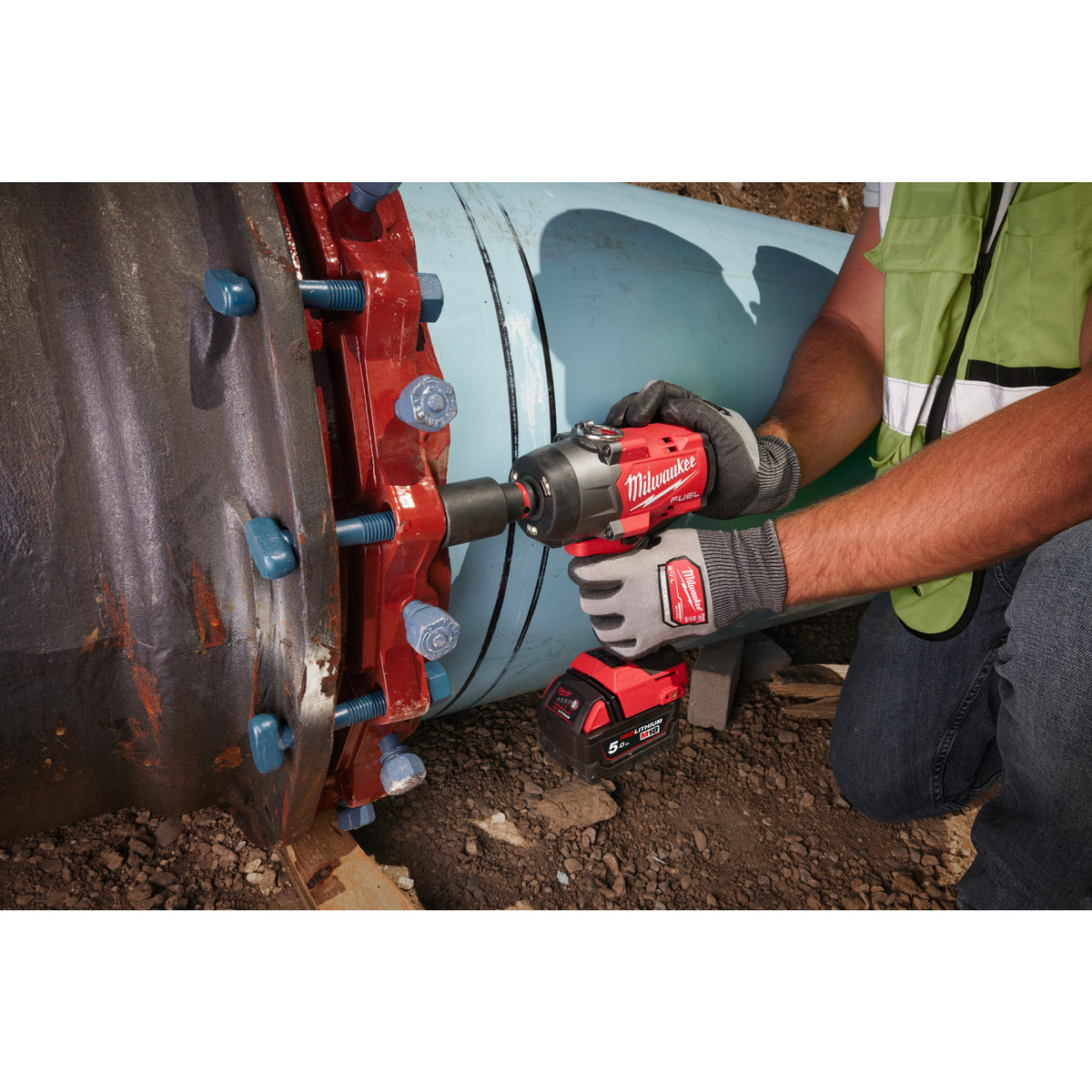 Milwaukee Llave de impacto de alto par M18 FUEL™, recepción 1/2" con pin de retención, 4 modos M18FHIW2P12-502X — imagen 2