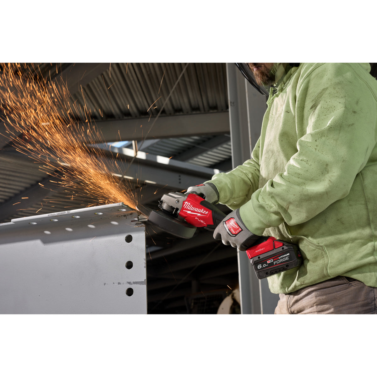 Milwaukee Amoladora angular de alto rendimiento con velocidad variable M18 FUEL™ ONE‑KEY™ M18FHSAGO180VXPDB2-0X — imagen 3