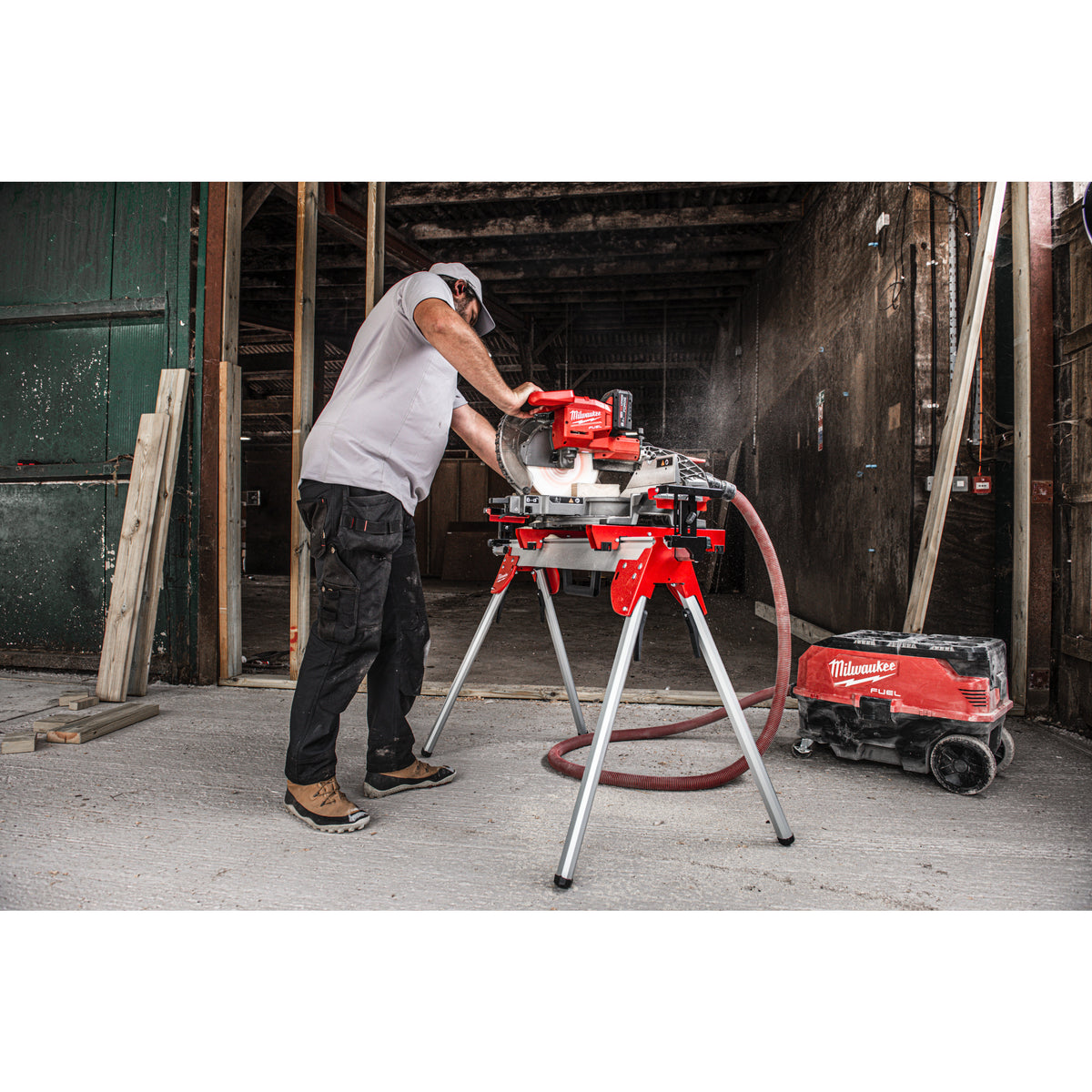Milwaukee Ingletadora telescópica M18 FUEL™, 4000rpm, diámetro del disco 254mm M18FMS254-0 — imagen 3