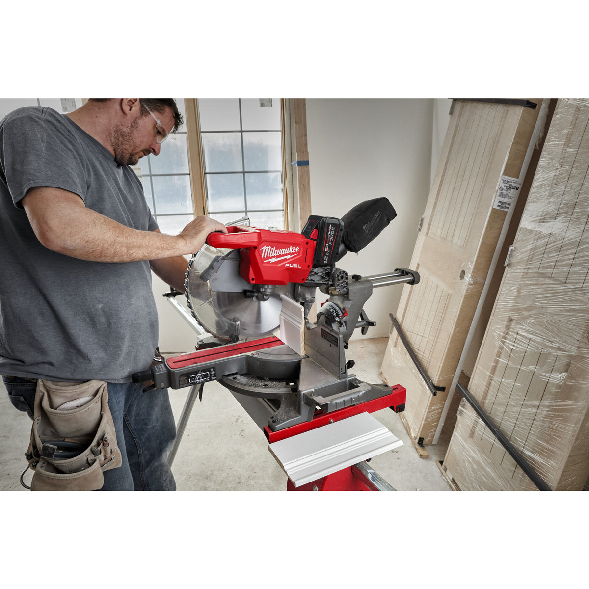 Milwaukee Ingletadora telescópica M18 FUEL™, 3600rpm, diámetro del disco 305mm, peso 22 M18FMS305-121 — imagen 2