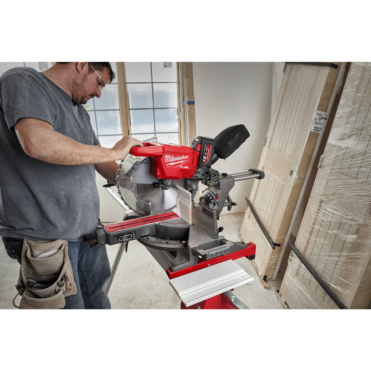Milwaukee Ingletadora telescópica M18 FUEL™, 3600rpm, diámetro del disco 305mm, peso 22 M18FMS305-0 — imagen 2