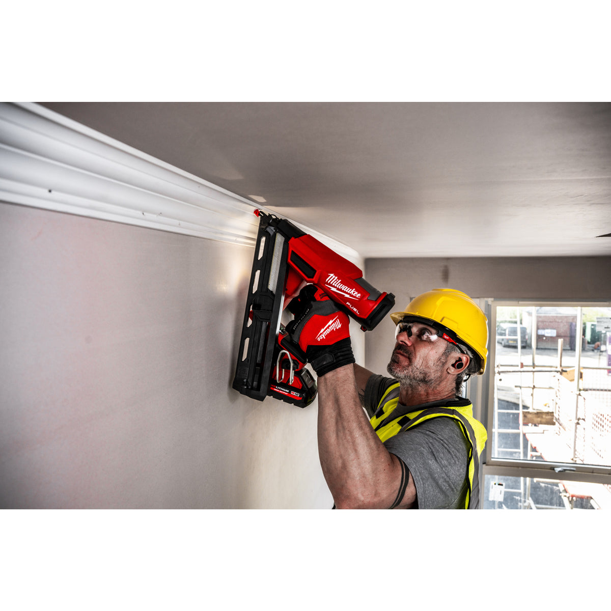 Milwaukee Clavadora M18 FUEL™, 15GA, diámetro máximo clavo 1,8mm, longitud máxima clavo 32-64mm M18FN15GA-0X