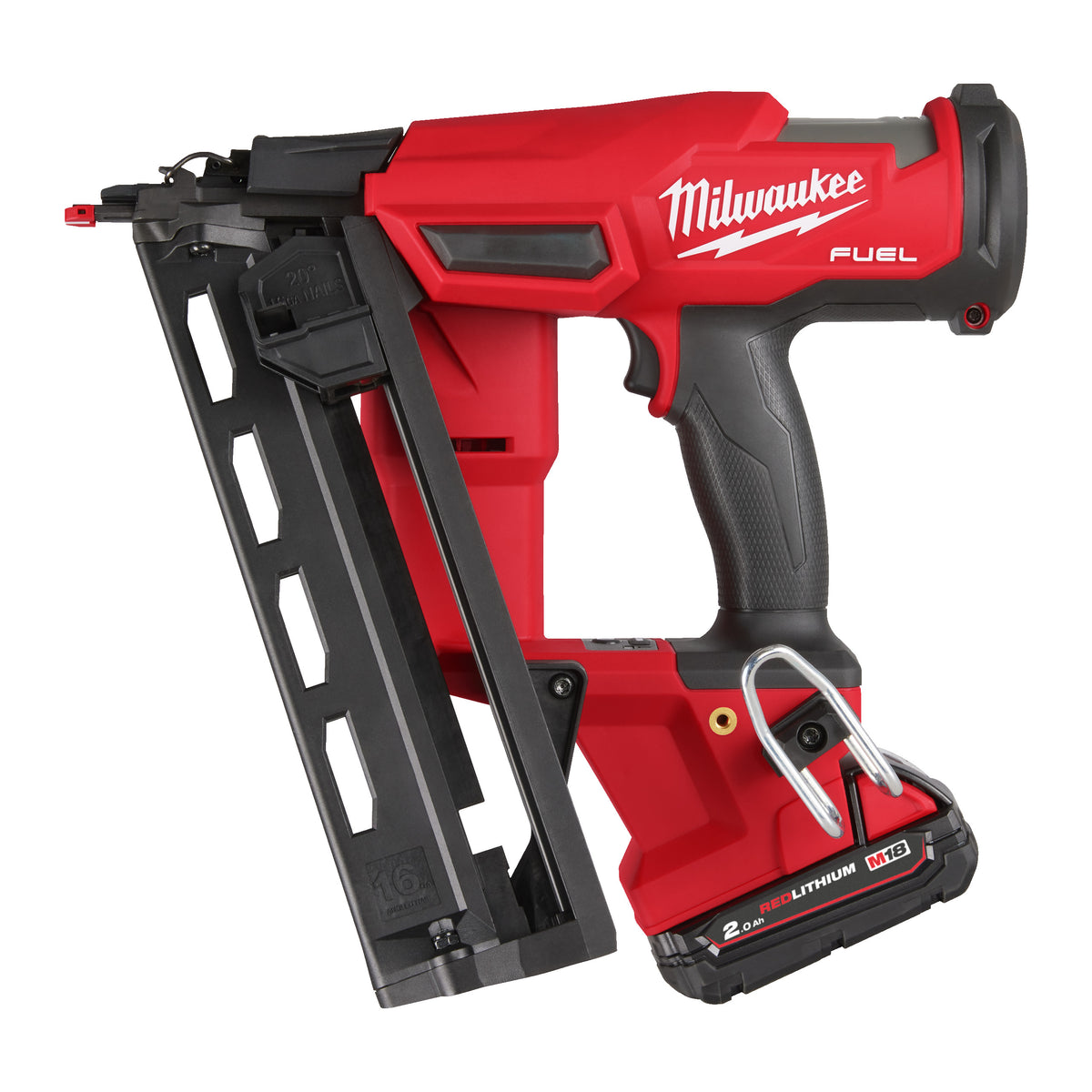 Milwaukee Clavadora M18 FUEL™, 16GA, diámetro máximo clavo 1,6mm, longitud máxima clavo 32-64mm M18FN16GA-202X