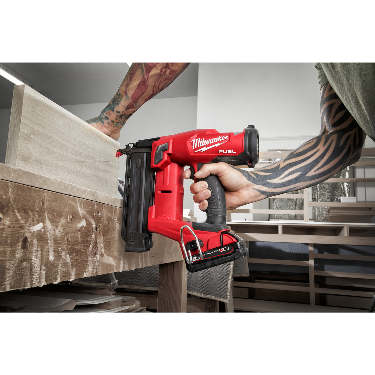 Milwaukee Clavadora de acabados M18 FUEL™, 18GS, diámetro máximo clavo 1,2mm M18FN18GS-202X — imagen 2