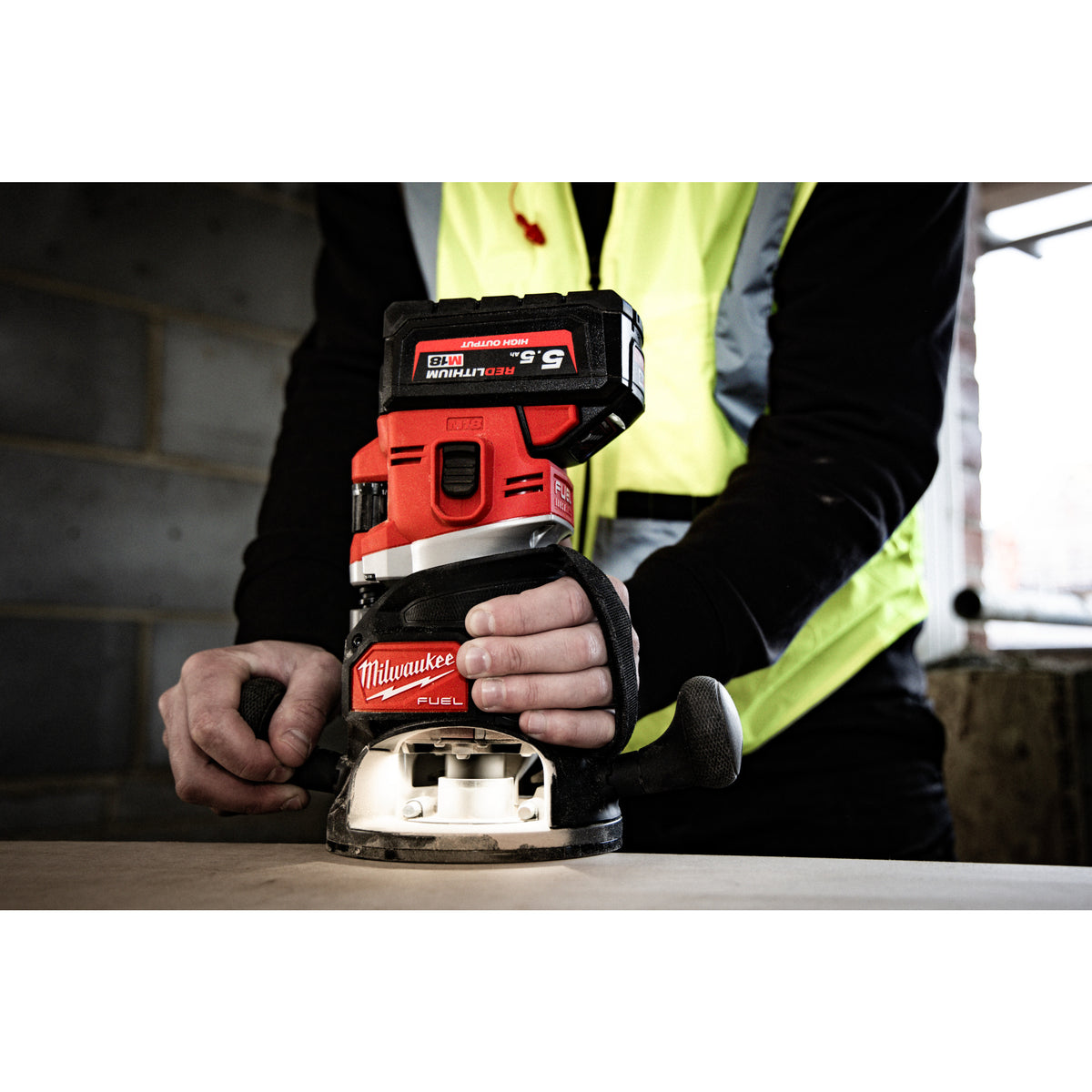 Milwaukee Fresadora M18 FUEL™, capacidad de la pinza 1/4˝, 8mm, 12mm y 1/2˝ M18FR12-0X — imagen 3