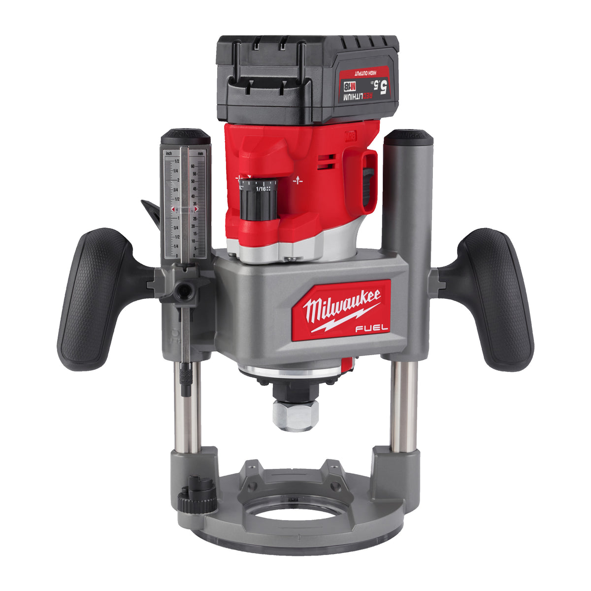 Milwaukee Fresadora M18 FUEL™, capacidad de la pinza 1/4˝, 8mm, 12mm y 1/2˝ M18FR12-0X