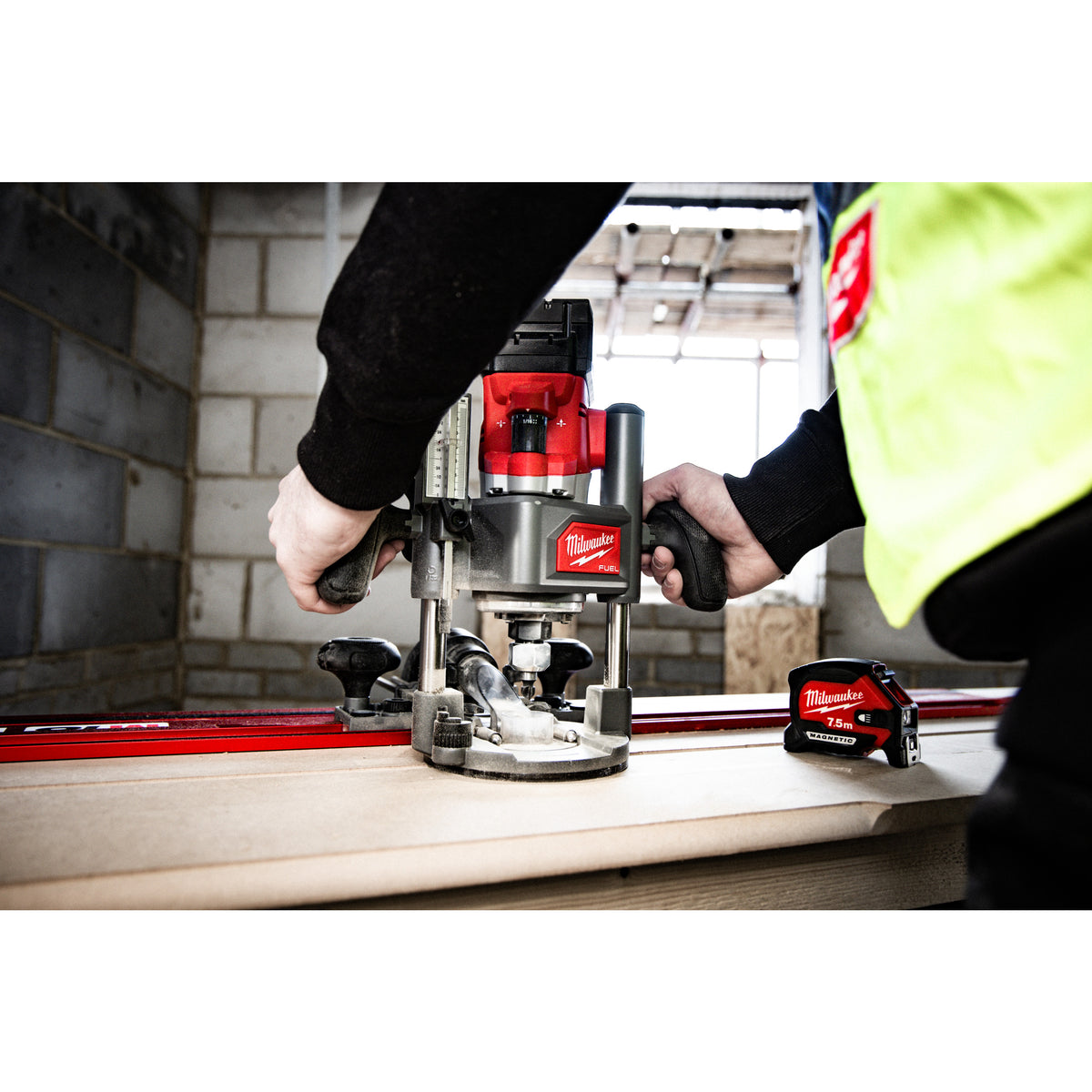 Milwaukee Fresadora M18 FUEL™, capacidad de la pinza 1/4˝, 8mm, 12mm y 1/2˝ M18FR12KIT-0P — imagen 3
