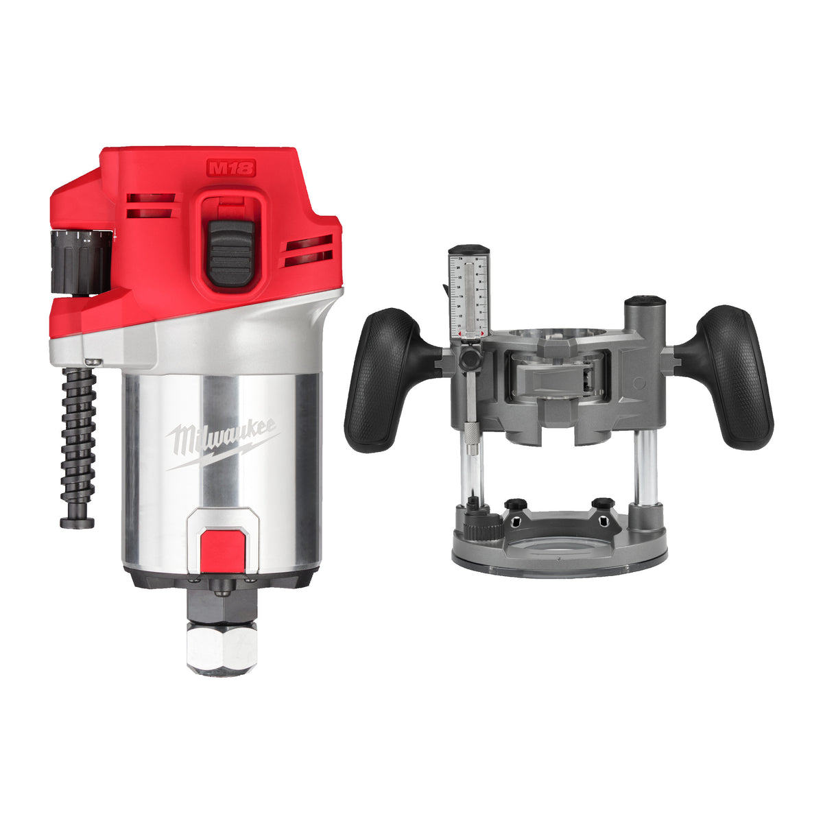 Milwaukee Fresadora M18 FUEL™, capacidad de la pinza 1/4˝, 8mm, 12mm y 1/2˝ M18FR12KIT-0P