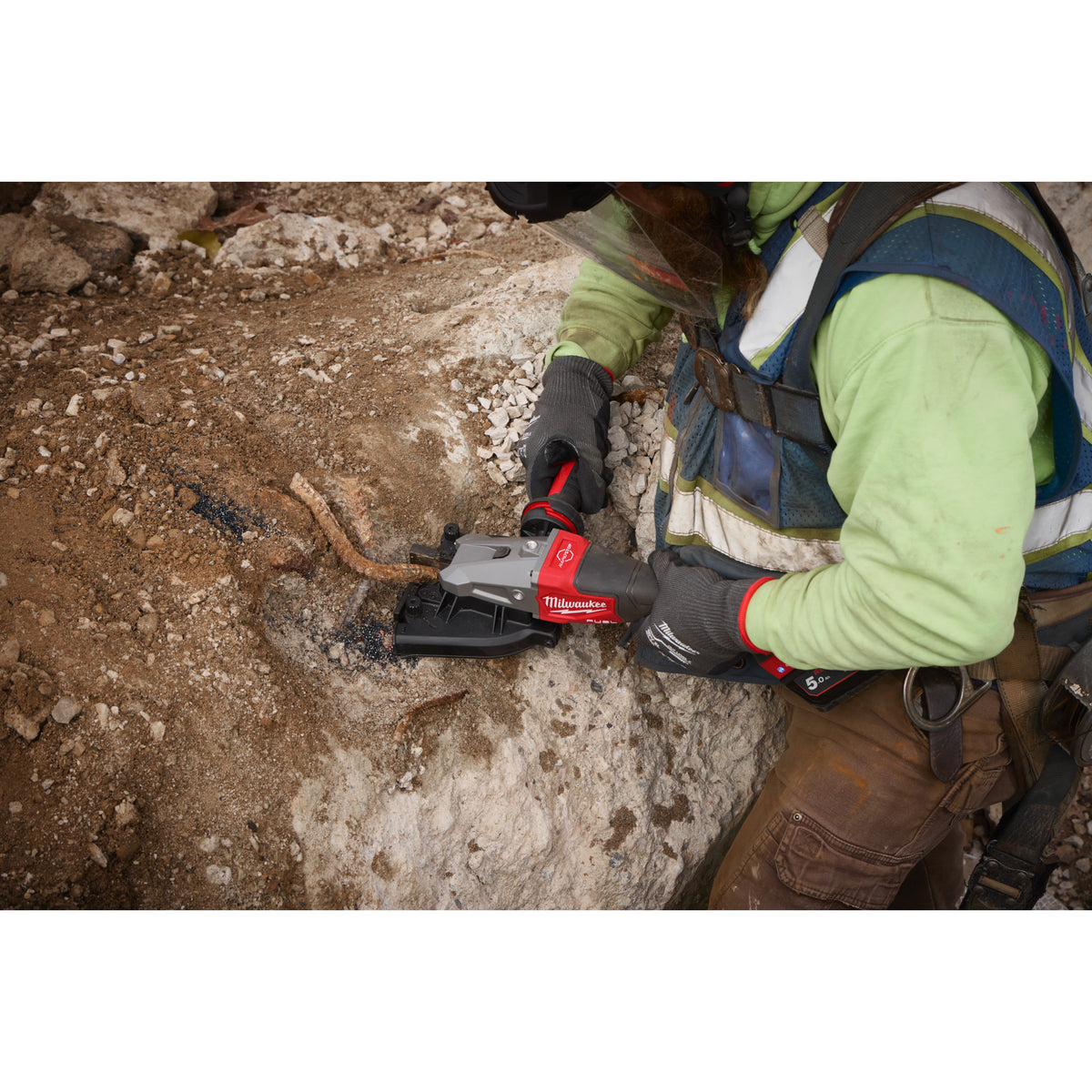 Milwaukee Cortadora de varilla corrugada M18™ con ONE-KEY™, disco de 137x28mm M18FRBCO32-0X — imagen 3