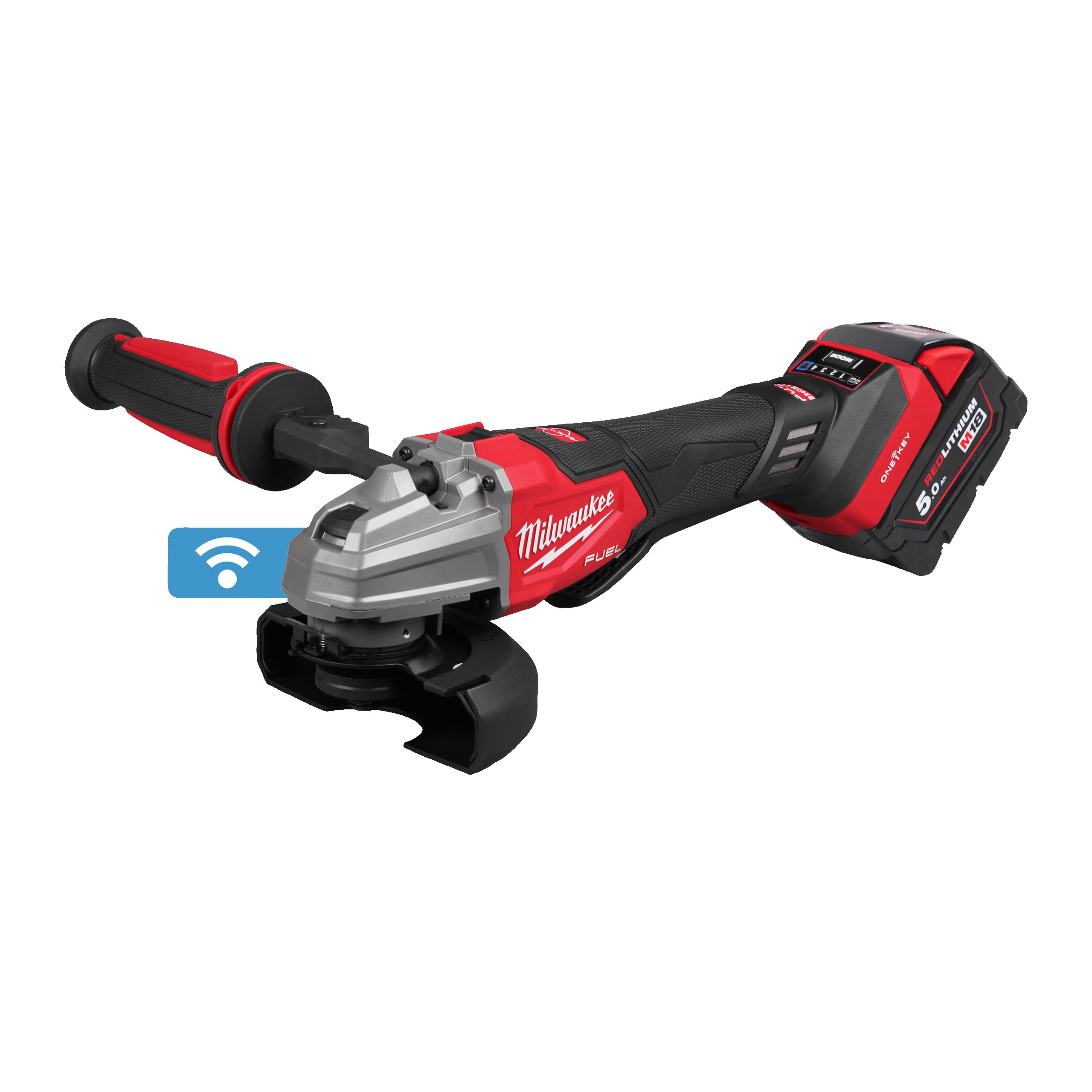 Milwaukee Amoladora angular de seguridad M18 FUEL™ ONE-KEY™, diámetro del disco 125mm M18FSAGSVO125X-502X