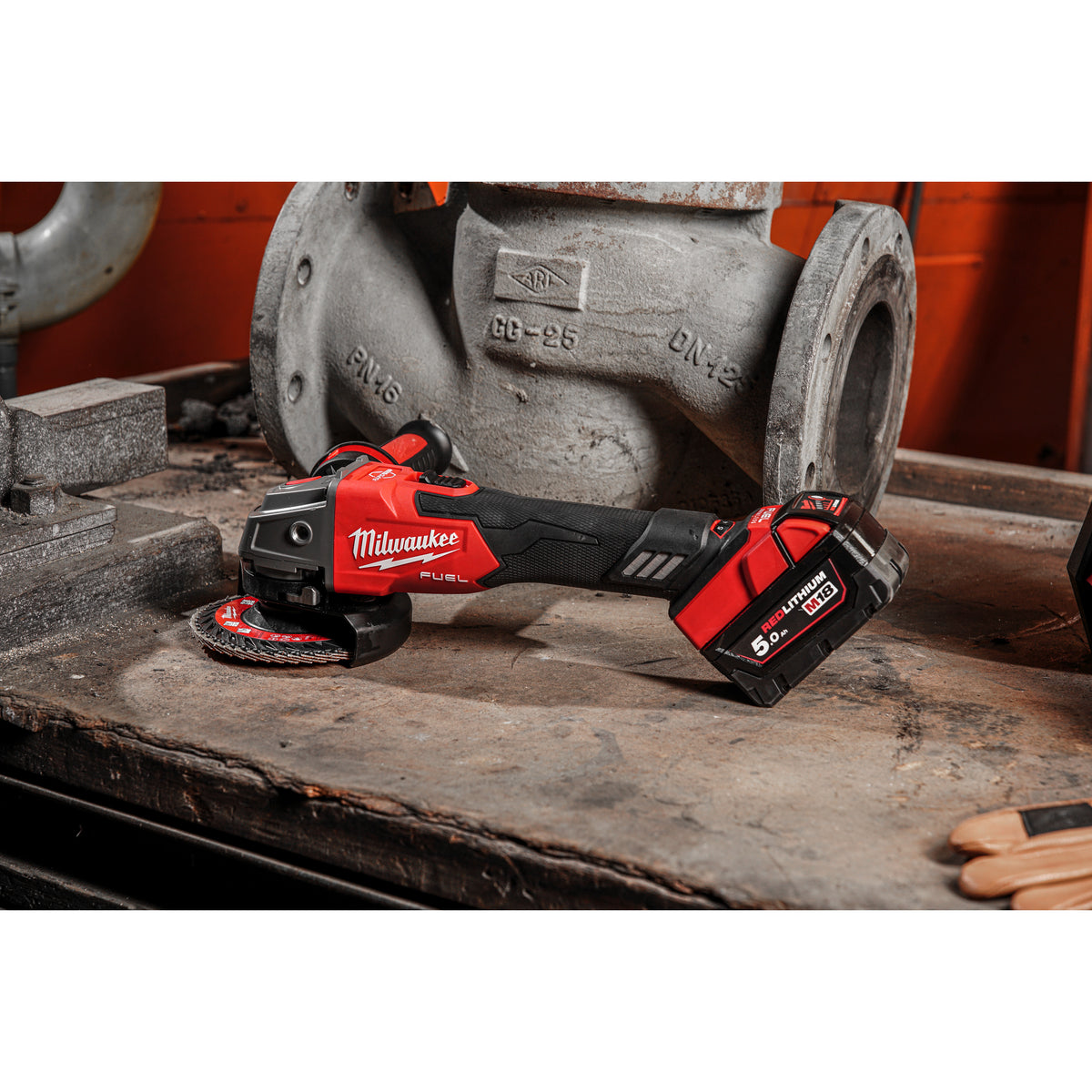 Milwaukee Amoladora angular M18 FUEL™, diámetro del disco 125mm, freno RAPIDSTOP™ M18FSAGV125XB-0X — imagen 3