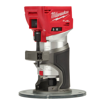 Milwaukee Fresadora M18 FUEL™, capacidad de la pinza 6 y 8mm, selector de 6 velocidades M18FTR8-0X