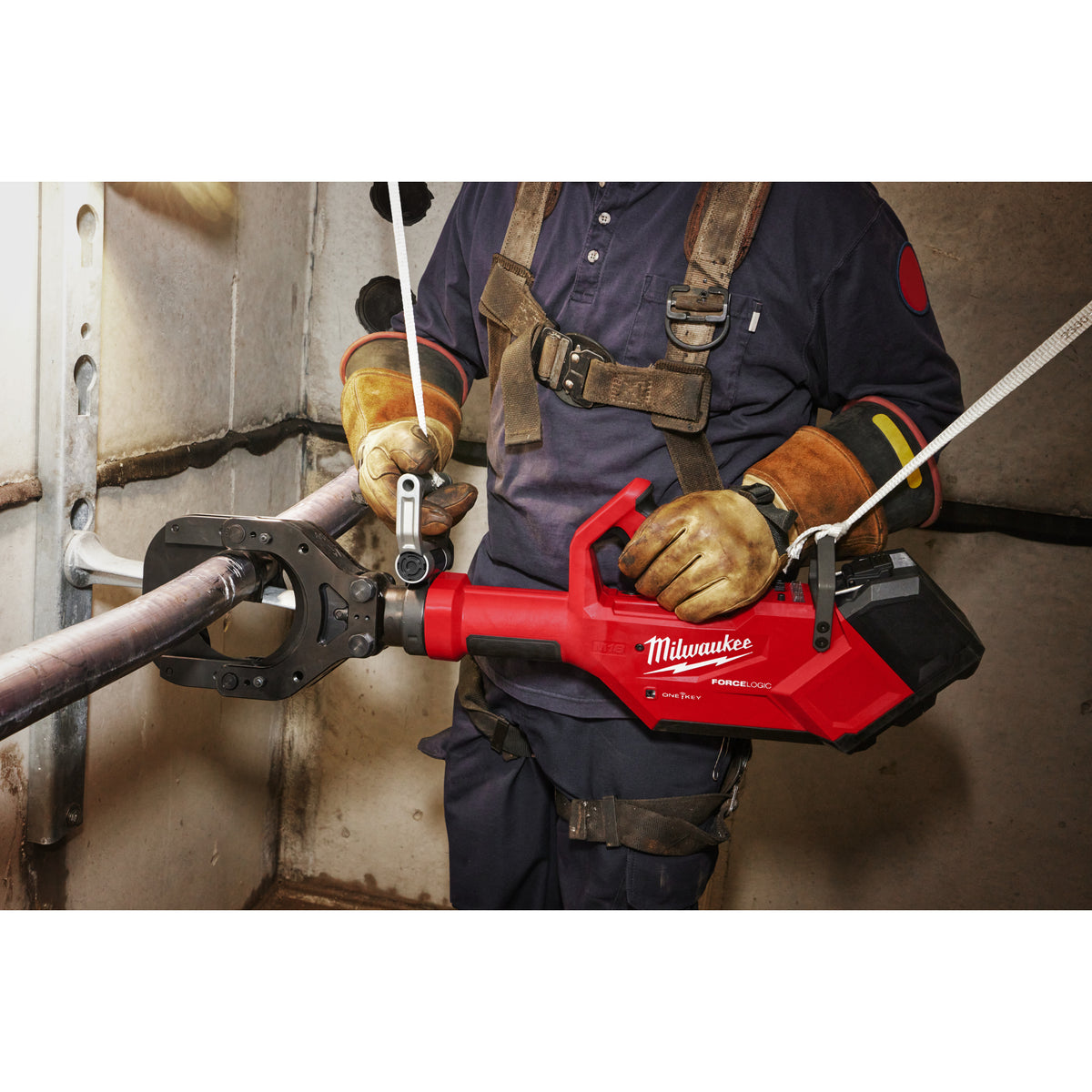 Milwaukee Cortadora de cable hidráulica de accionamiento remoto M18™ ONE-KEY™ FORCE LOGIC™ M18HSFC125R-802C — imagen 3