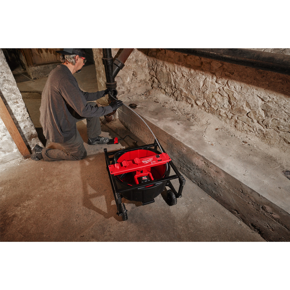 Milwaukee Desatascadora de eje flexible M18 FUEL™, alimentación automática M18HSFSM-0 — imagen 3