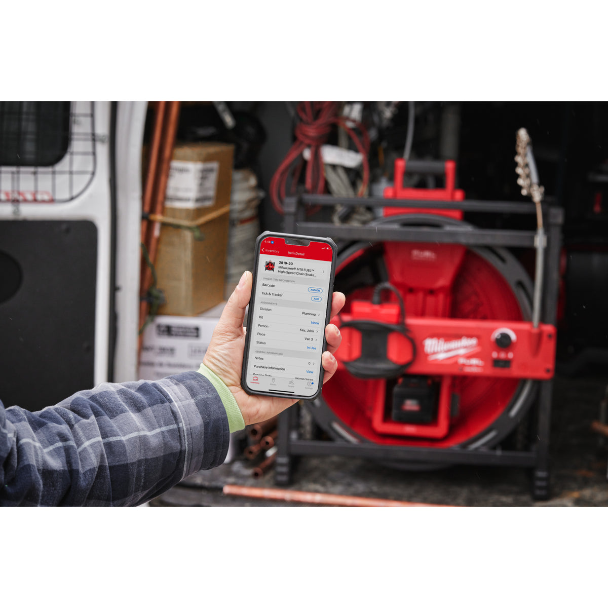 Milwaukee Desatascadora de eje flexible M18 FUEL™, alimentación automática M18HSFSM-122 — imagen 2