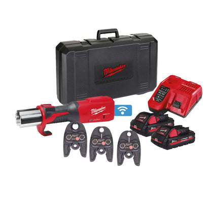 Milwaukee Prensadora hidráulica sin escobillas M18™ ONE-KEY™ FORCE LOGIC™ M18ONEBLHPT-302CU-SET