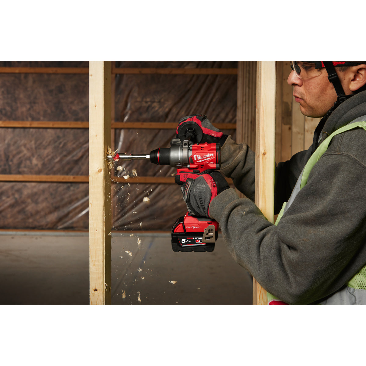 Milwaukee Taladro atornillador M18 FUEL™ ONE-KEY™, 2 velocidades, par máximo 158Nm M18ONEDD3-502X — imagen 3