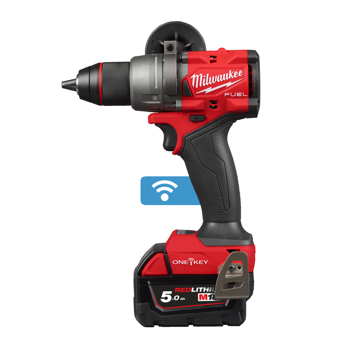 Milwaukee Taladro atornillador M18 FUEL™ ONE-KEY™, 2 velocidades, par máximo 158Nm M18ONEDD3-502X