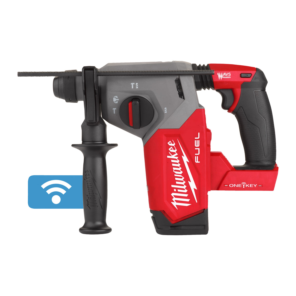 Milwaukee Martillo combinado SDS-Plus M18 FUEL™ ONE-KEY™, 4 modos, 2,5J de energía de impacto M18ONEFH-0X