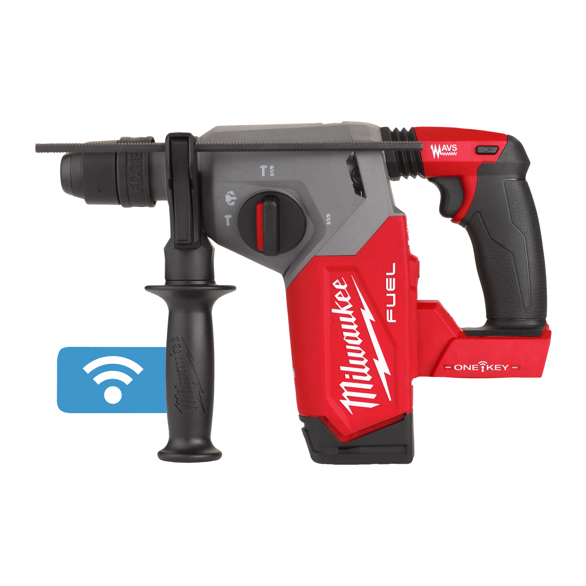 Milwaukee Martillo combinado SDS-Plus M18 FUEL™ ONE-KEY™, 4 modos, 2,5J de energía de impacto M18ONEFHX-0X