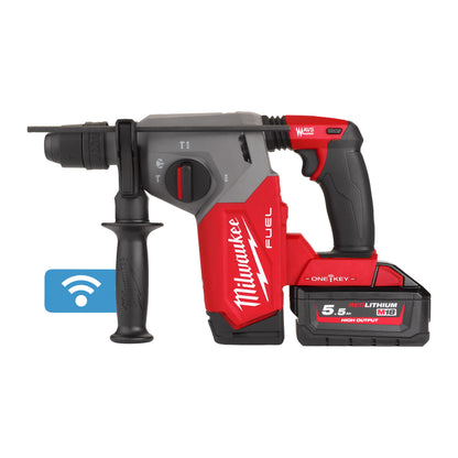 Milwaukee Martillo combinado SDS-Plus M18 FUEL™ ONE-KEY™, 4 modos, 2,5J de energía de impacto M18ONEFHX-552X
