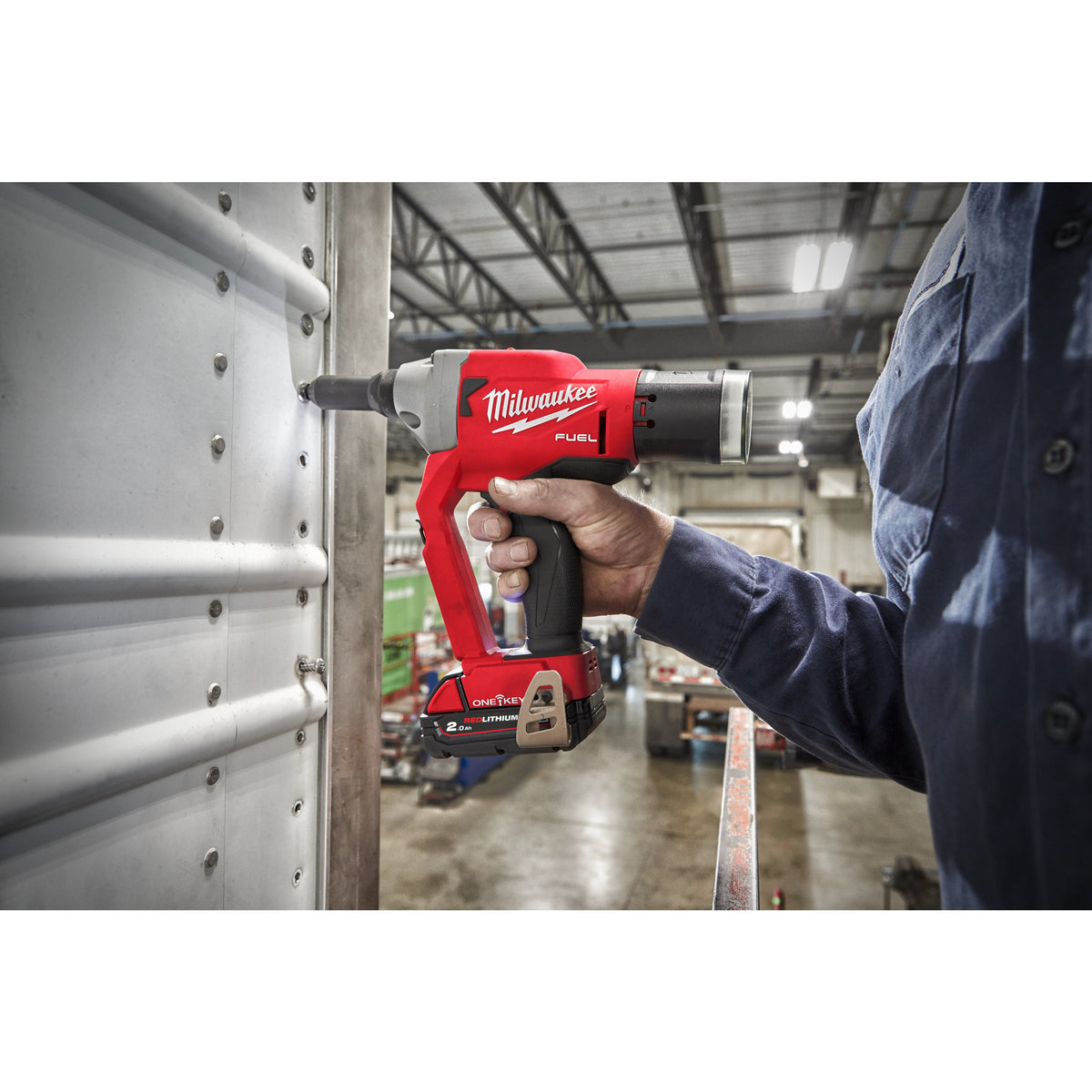 Milwaukee Remachadora M18 FUEL™ ONE-KEY™, capacidad máxima remache 4,8-7mm INOX M18ONEFPRT-0X — imagen 2