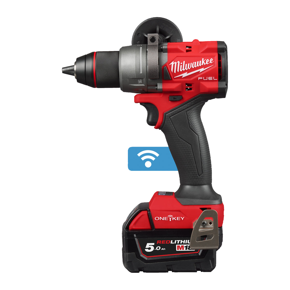 Milwaukee Taladro percutor M18 FUEL™ ONE-KEY™, 2 velocidades, par máximo 158Nm M18ONEPD3-502X
