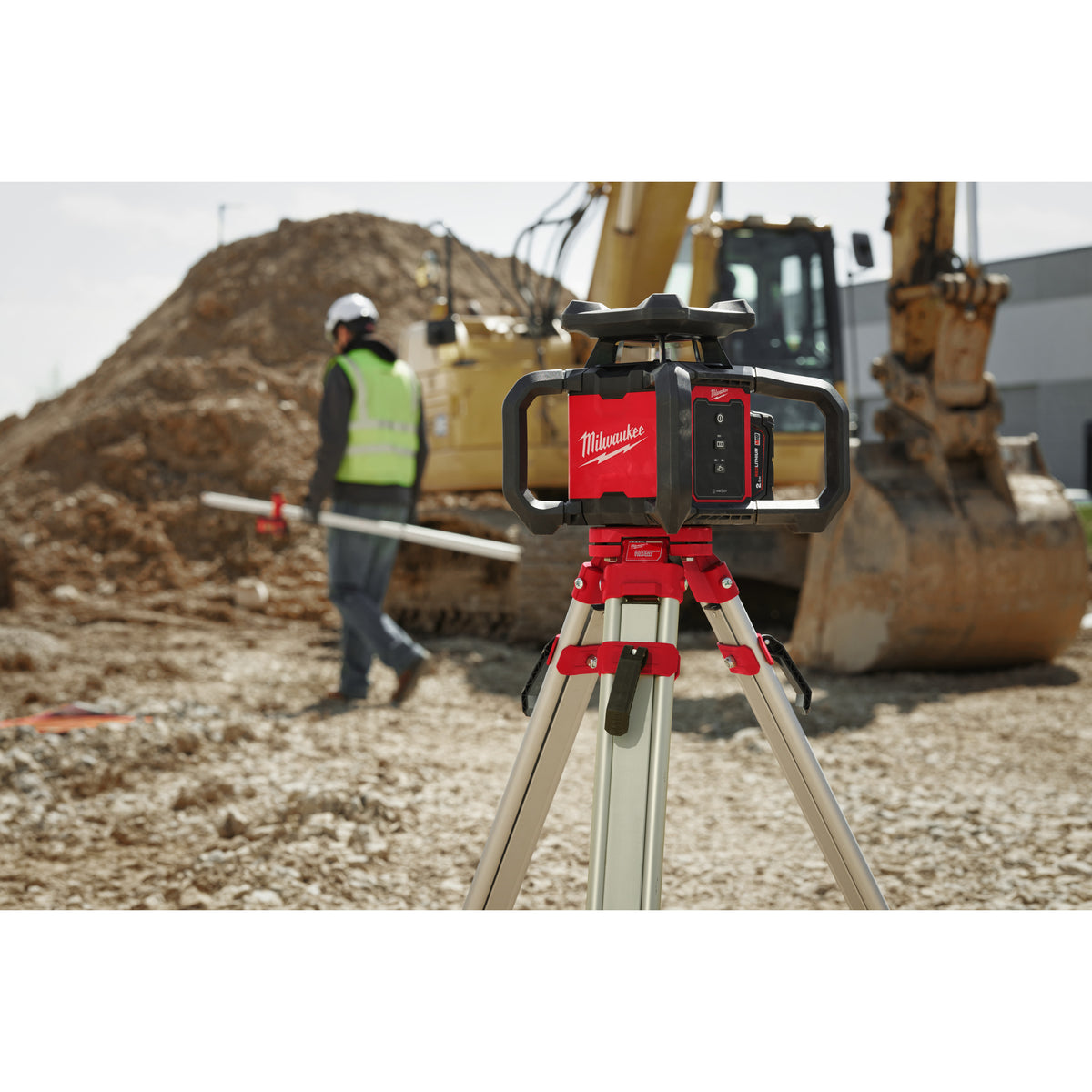 Milwaukee Nivel láser rotativo M18™ ONE-KEY™, 600m, rojo, horizontal, precisión 1,6mm en 30m M18RLOH600-201C — imagen 3