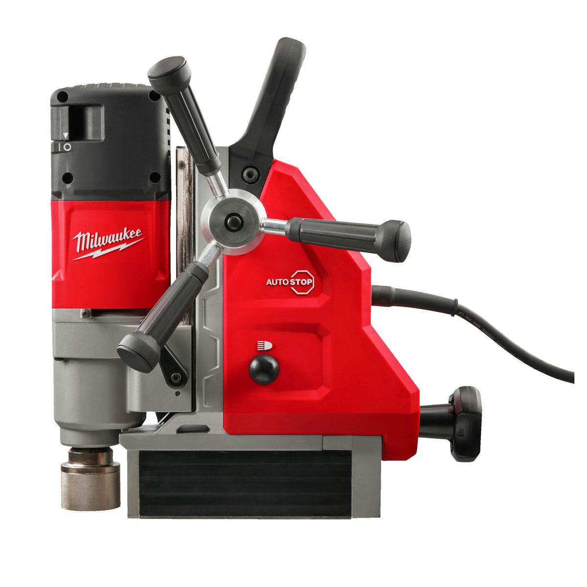 Milwaukee Taladro magnético con imán permanente, motor de 1200W, potencia magnética de 8890N MDP41