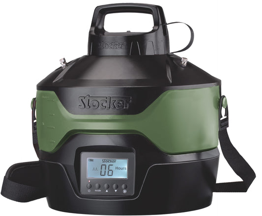 Stocker Geyser Nebulizador Antimosquitos 4 L — Batería Li-Ion 12 V Programable, Difusión 360° Jardín