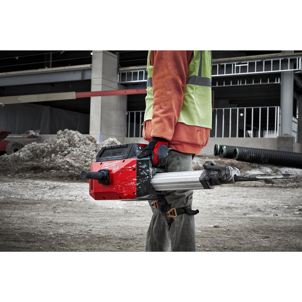 Milwaukee Martillo demoledor MX FUEL™ de 25kg, K-Hex 28mm, 64J con ONE-KEY™ MXFDH2528H-0 — imagen 3