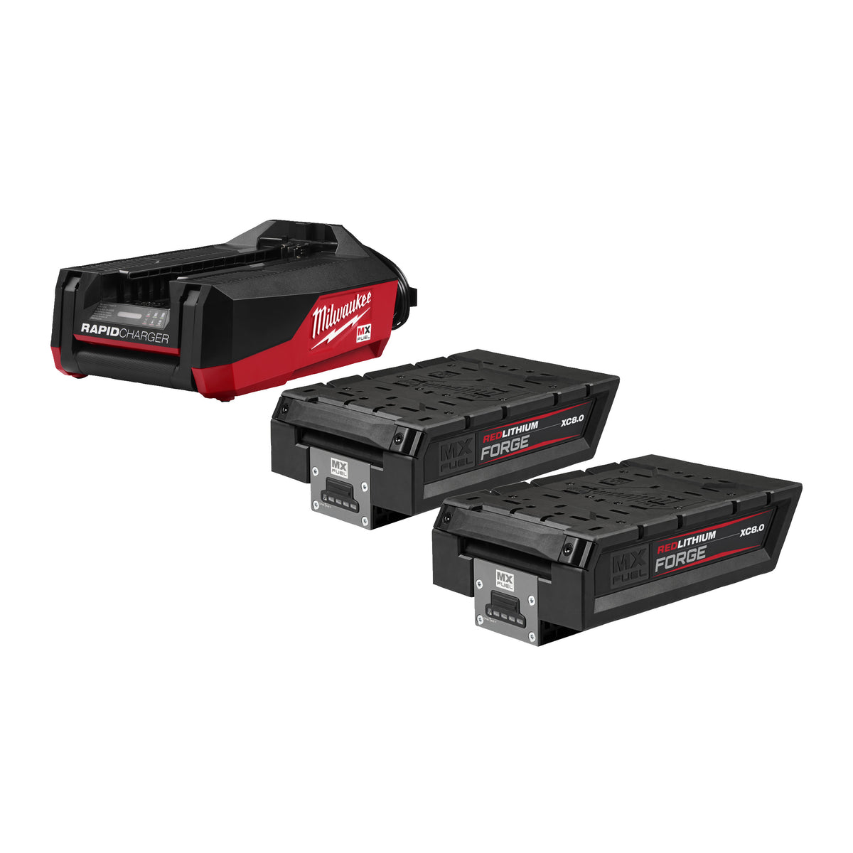 Milwaukee Kit 2 baterías REDLITHIUM™ FORGE™ MXFXC608 + cargador MXFFC MXFFORGENRG-802FC