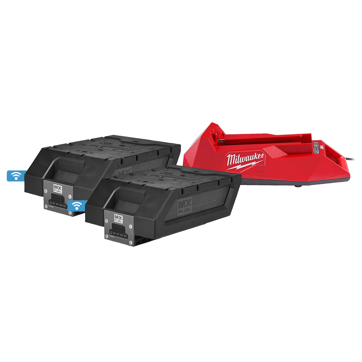 Milwaukee Kit 2 baterías REDLITHIUM™ MXFXC406 + cargador MXFC MXFNRG-406