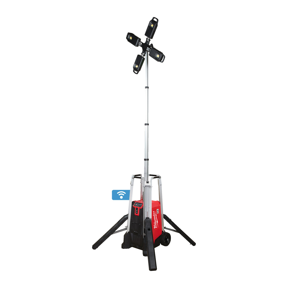 Milwaukee Torre de iluminación MX FUEL™ de 27.000 lúmenes, 20.000 lúmenes en modo a batería MXFTL-801