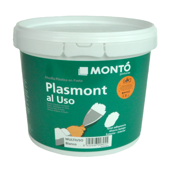 Masilla Plasmont Uso MONTO | para Reparar Grietas y Fisuras antes de Pintar