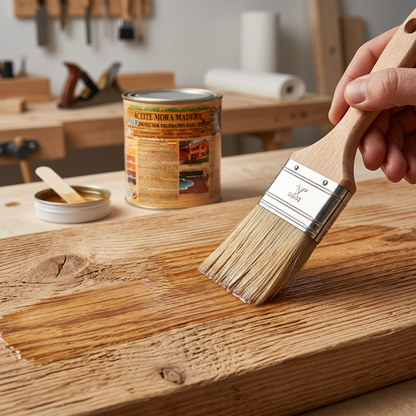 Mora Aceite Madera — Lasur Protector Fondo y Acabado Interior y Exterior