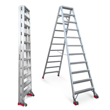 NDS | Escalera de tijera de doble subida