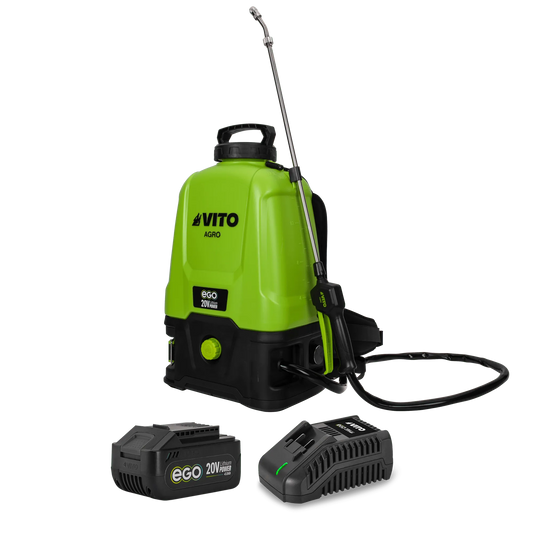 PULVERIZADOR BATERÍA 16L EGO 20V, CON BATERÍA 4AH Y CARGADOR