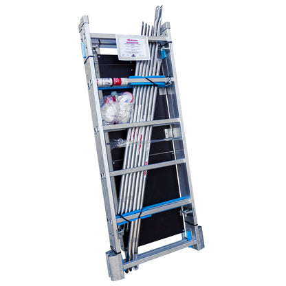 RAPIDO 140 | Andamio de aluminio con ruedas y plataforma de 140x60 cm.