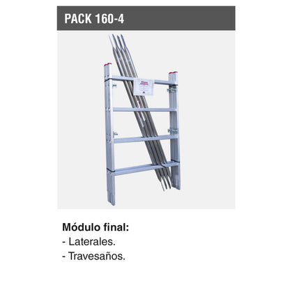 PACK-160-4 | Módulo final para andamio RAPIDO 160