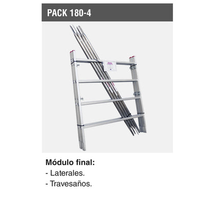PACK-180-4 | Módulo final para andamio RAPIDO 180