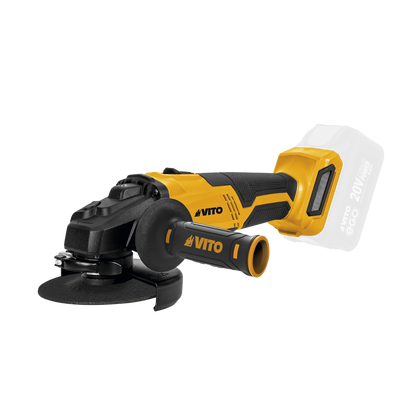 VITO Amoladora Brushless 115Mm Ego 20V, Con Bateria, Cargador Y Caja Bmc