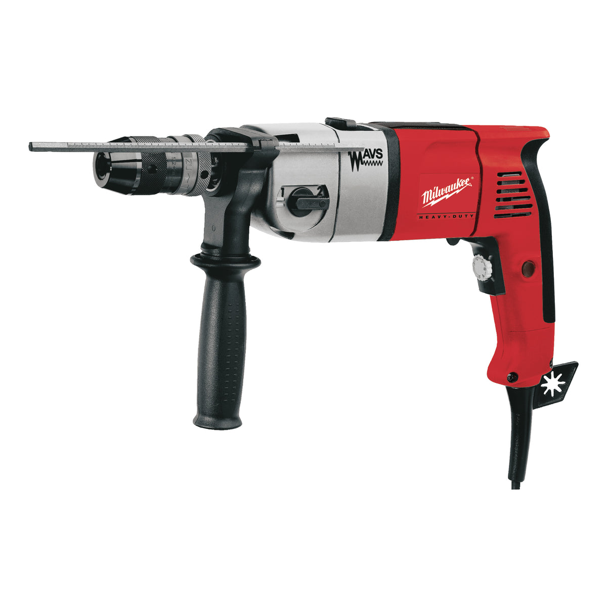 Milwaukee Taladro percutor de 1010W, 2 velocidades, AVS, Softgrip, portabrocas automático 1 PD2E24RS